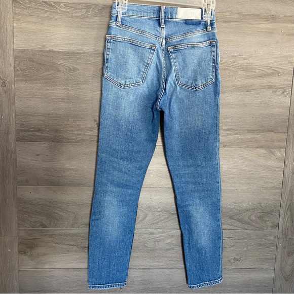 RE/DONE 90s High Rise Ankle Crop Jeans - Picture 6 of 8